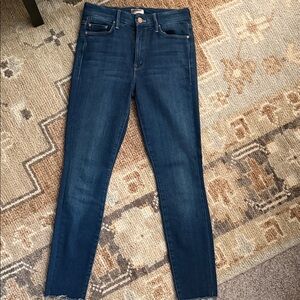 MOTHER Dark Blue Skinny Jeans